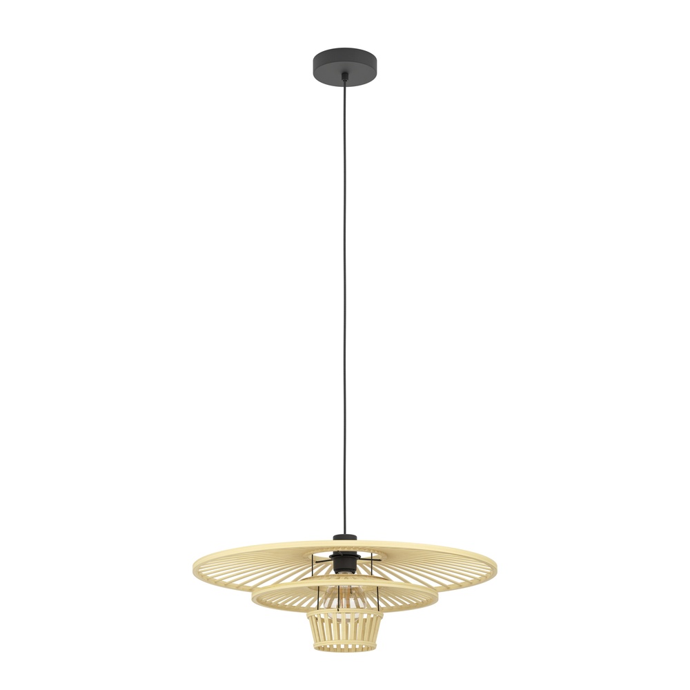 Eglo Houten hanglampLydney Ø 57cm - 44012